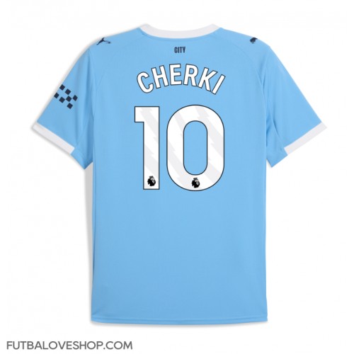 Dres Manchester City Rayan Cherki #10 Domáci 2025-26 Krátky Rukáv